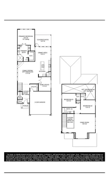 2D floor plan layout of this home in Jordan Ranch 40', Fulshear, TX (Image 2). 2D floor plan layout of this home in Jordan Ranch 40', Fulshear, TX (Image 2).