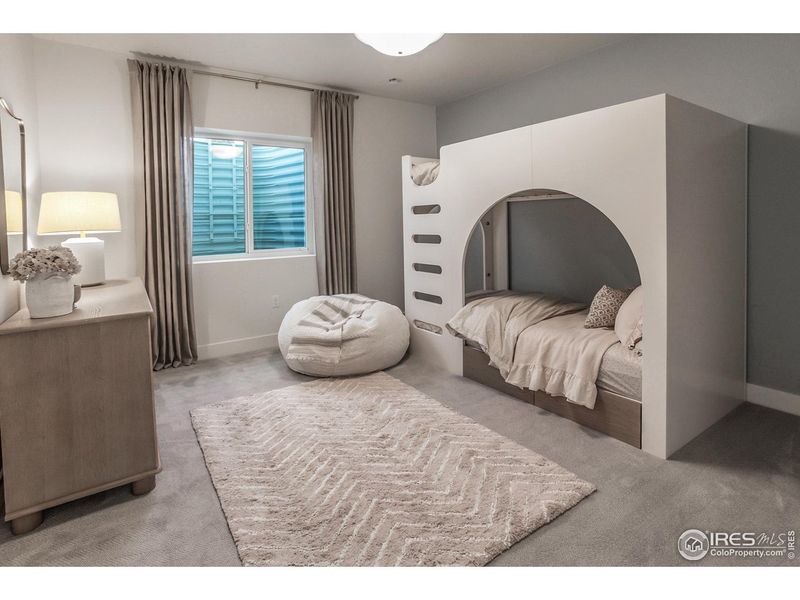 Furnished interior view inside a new home in Prairie Song Story Collection - Single Family Homes, Windsor (Image 13).