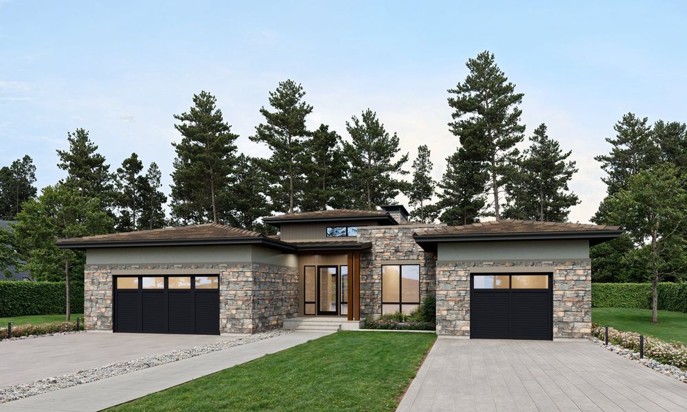 Representative exterior photo of a completed home built from the Residence 3 by Trumark Homes in The Summit at Castle Pines, Castle Pines, CO (Image 6).
