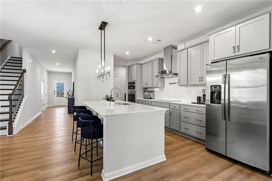 Furnished interior view inside a new home in Annsbury Park, Lilburn (Image 10).