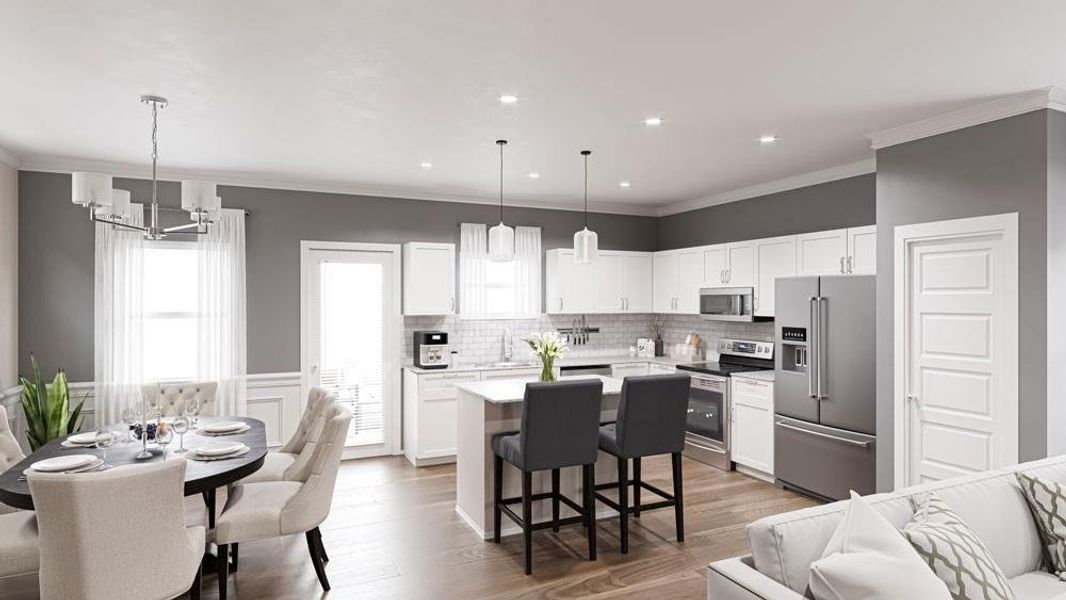Furnished interior view inside a new home in Fuller Station, Loganville (Image 3).