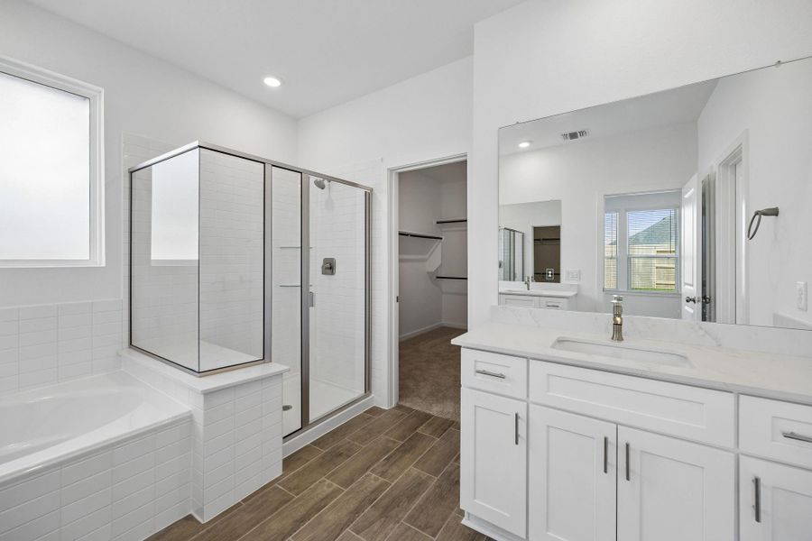 Furnished interior view inside a new home in Windcress, Cove (Image 12).