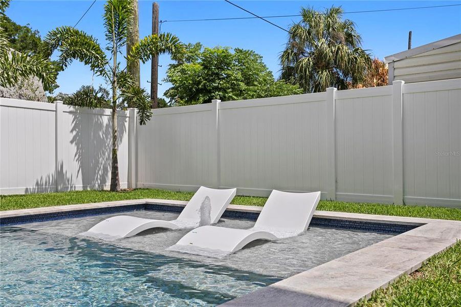 Exterior details and patio area of a home in , Tampa (Image 37). Exterior details and patio area of a home in , Tampa (Image 37).