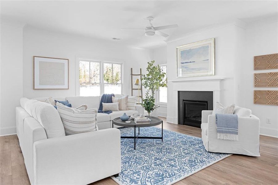 Furnished interior view inside a new home in Stillwood, Atlanta (Image 11).