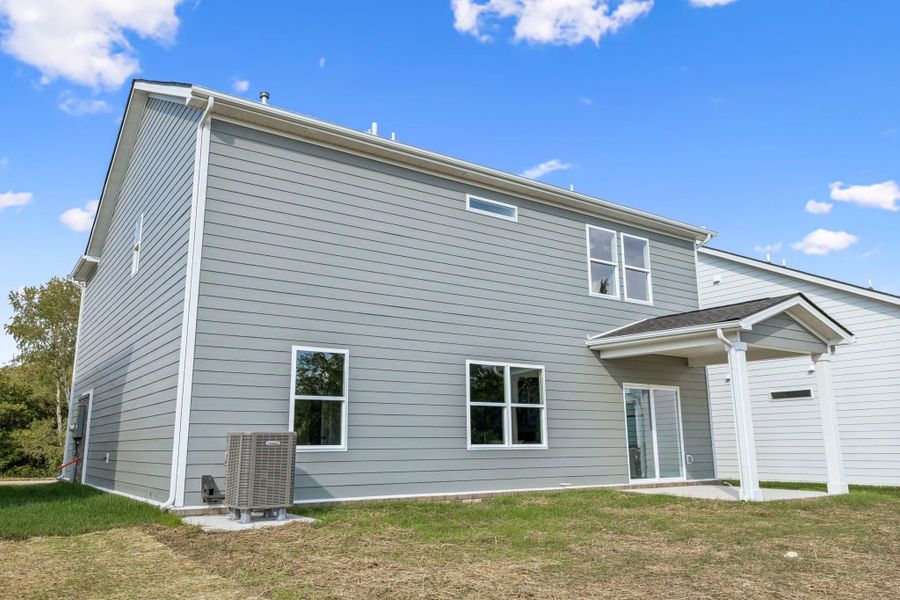 Exterior details and patio area of a home in Ascent at Arbor Ridge, La Vergne (Image 20). Exterior details and patio area of a home in Ascent at Arbor Ridge, La Vergne (Image 20).