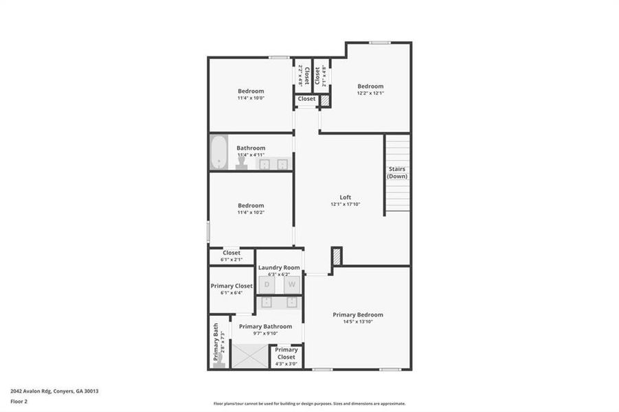 2D floor plan layout of this home in Avalon - Reserve Series, Conyers, GA (Image 5). 2D floor plan layout of this home in Avalon - Reserve Series, Conyers, GA (Image 5).