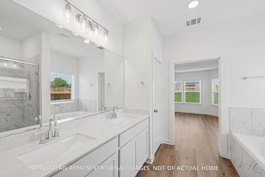 Furnished interior view inside a new home in Marvida, Cypress (Image 10). Furnished interior view inside a new home in Marvida, Cypress (Image 10).