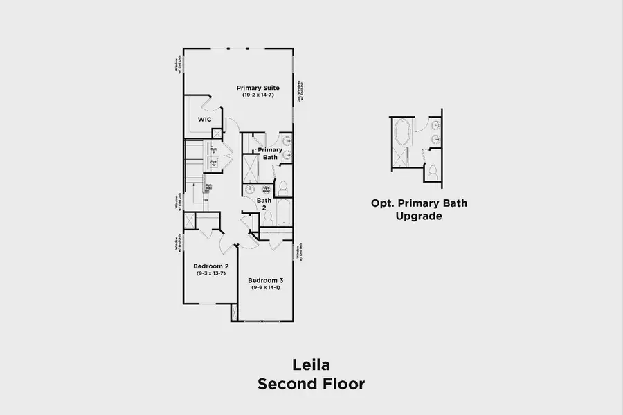 2D floor plan layout of this home in Twin Oaks, Zephyrhills, FL (Image 3).