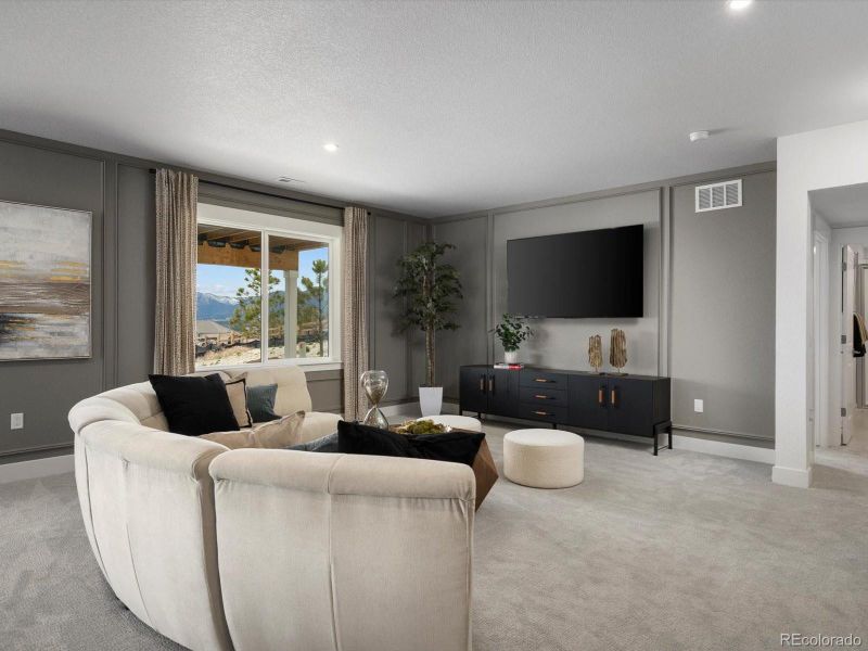 Furnished interior view inside a new home in Jackson Creek, Monument (Image 25).