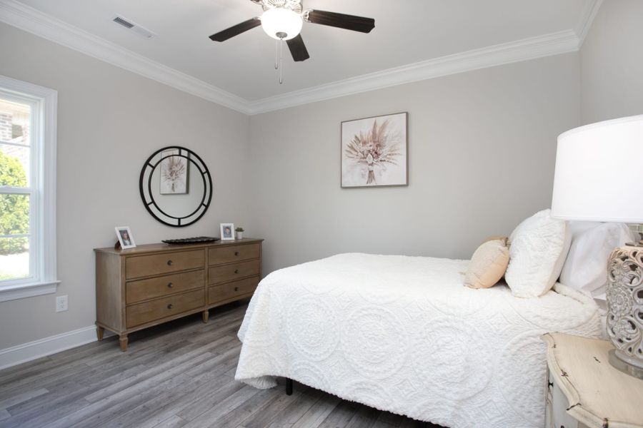 Representative furnished interior of a home built from the Manhattan by Keystone Homes NC in Weybridge, Burlington (Image 30).