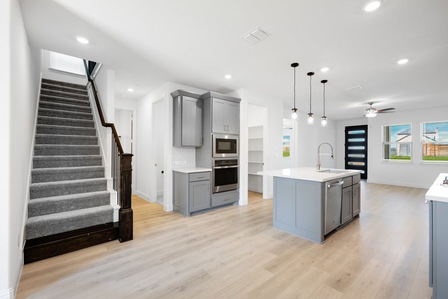 Furnished interior view inside a new home in North Sky Celina, Celina (Image 7).
