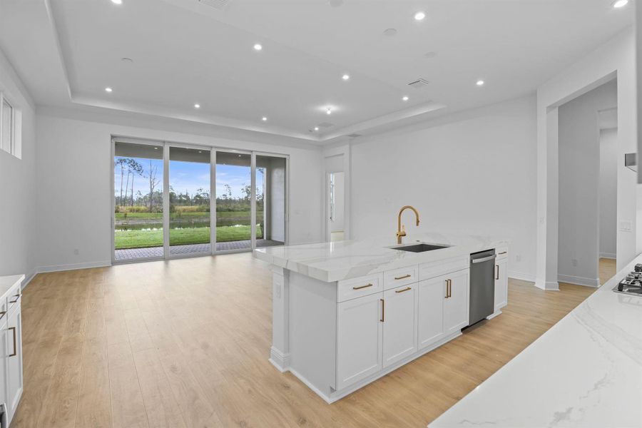 Furnished interior view inside a new home in Cove Royale, Stuart (Image 16).
