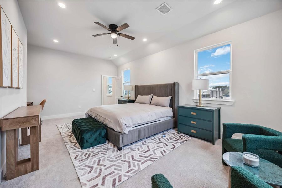 Furnished interior view inside a new home in , Houston (Image 10).