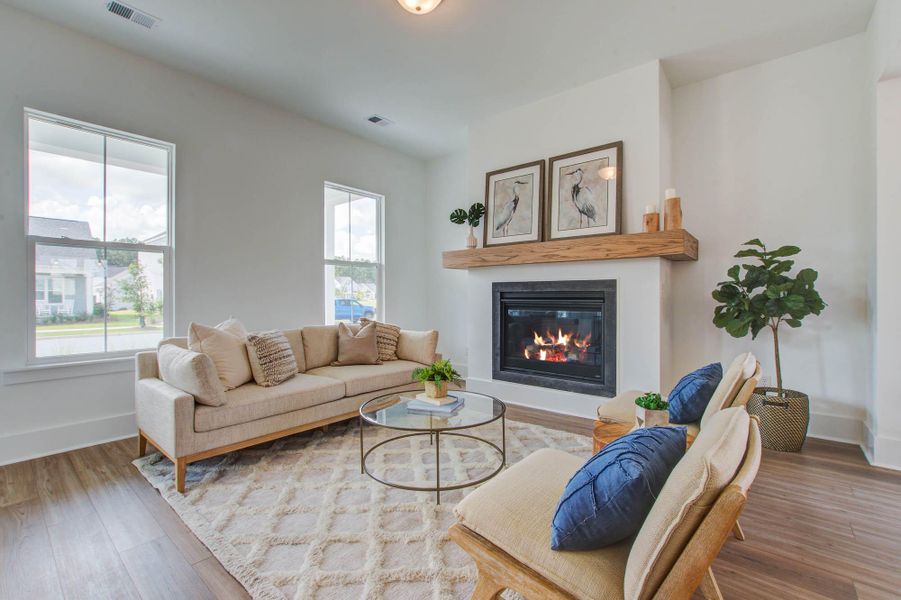 Furnished interior view inside a new home in Midtown at Nexton, Summerville (Image 10).