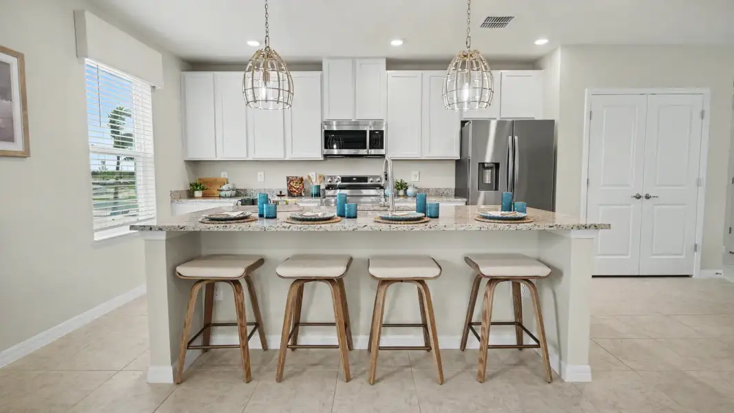 Furnished interior view inside a new home in Malabar Springs, Palm Bay (Image 9).