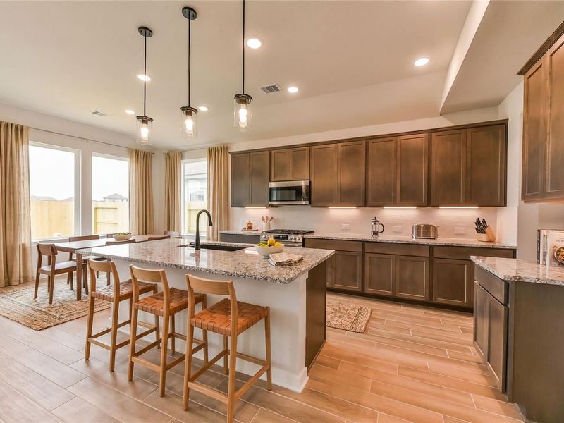 Furnished interior view inside a new home in Sundance Cove, Crosby (Image 6).