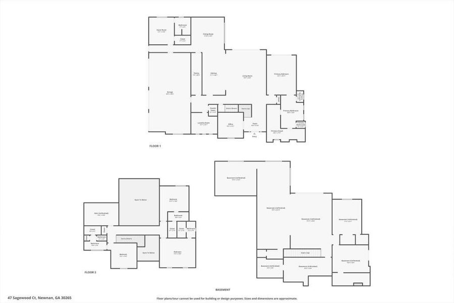 2D floor plan layout of this home in , Newnan, GA (Image 5).
