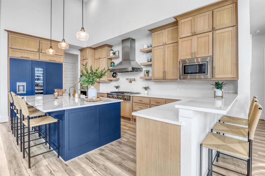Furnished interior view inside a new home in , Fulshear (Image 6).