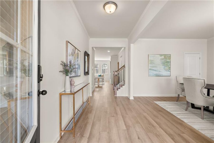 Furnished interior view inside a new home in Alcovy Village, Lawrenceville (Image 80).