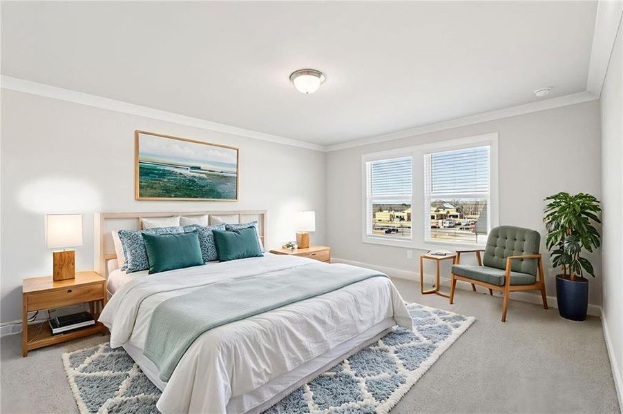 Furnished interior view inside a new home in River Pointe, Monroe (Image 11).