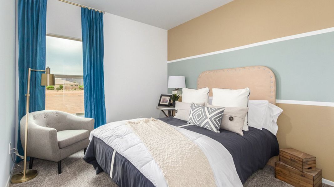 Furnished interior view inside a new home in Blackhawk, Tucson (Image 14). Furnished interior view inside a new home in Blackhawk, Tucson (Image 14).