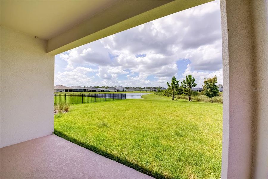 Exterior details and patio area of a home in Aviary at Rutland Ranch, Parrish (Image 18).