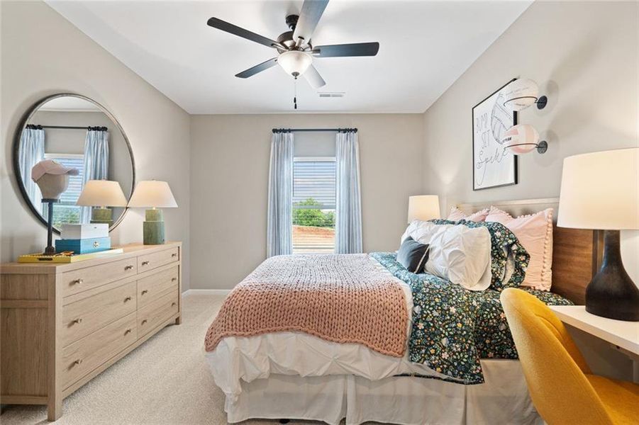 Furnished interior view inside a new home in Sagebrook, Powder Springs (Image 29).