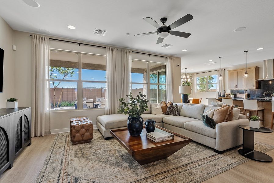 Furnished interior view inside a new home in Artisan at Asante, Surprise (Image 17).