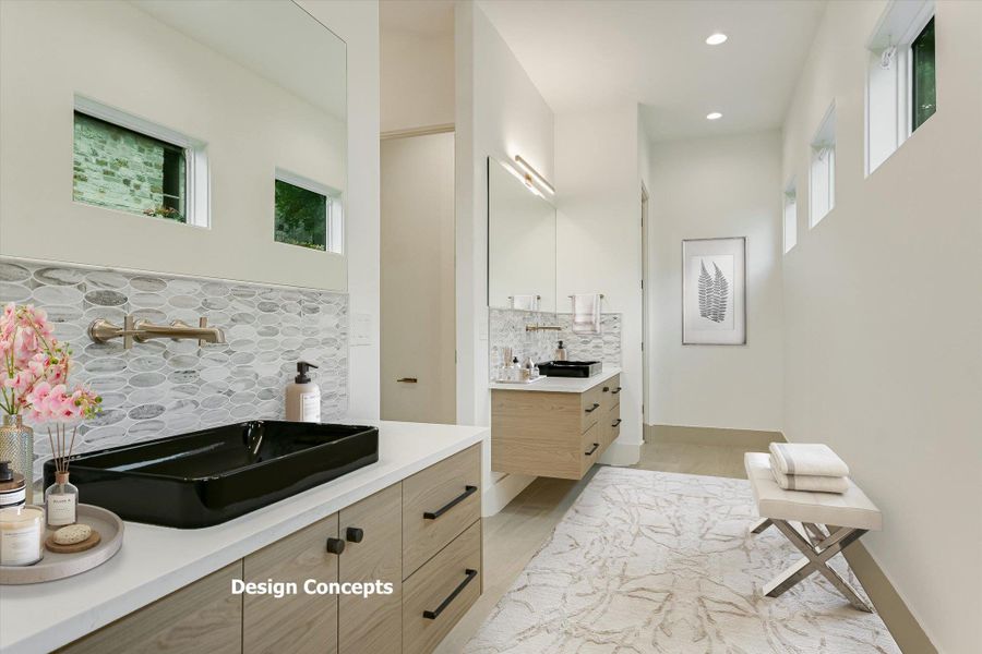 Furnished interior view inside a new home in , Horseshoe Bay (Image 9).