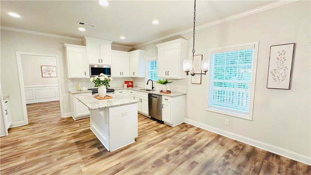 Furnished interior view inside a new home in , Lawrenceville (Image 16).