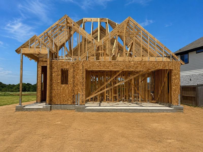 In-progress construction of a new home in Jubilee, Hockley, TX (Image 4).
