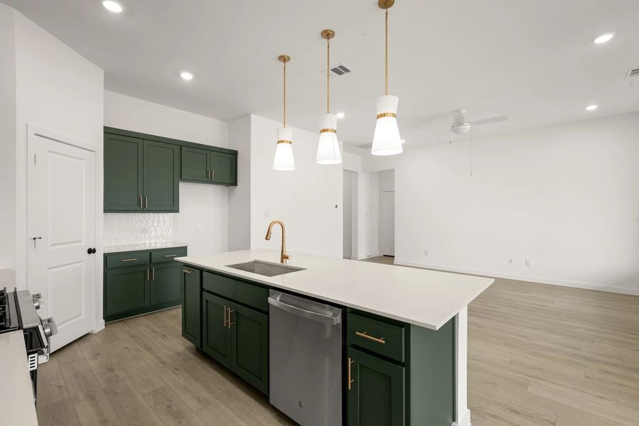 Open Kitchen-Living Room