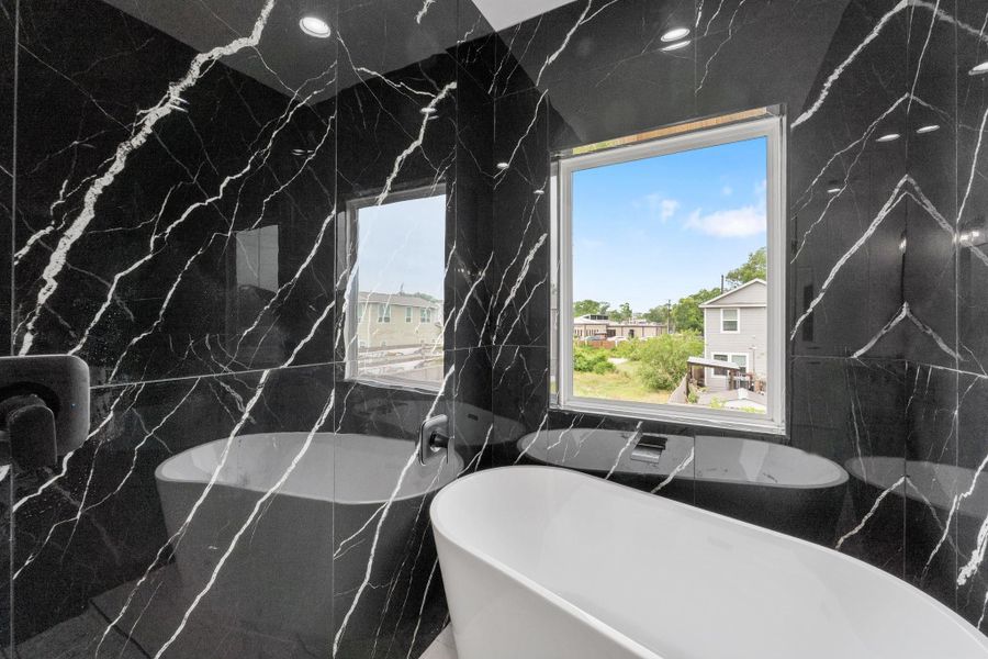 Standing Shower in Primary bath with a garden tub inside!! Standing Shower in Primary bath with a garden tub inside!!