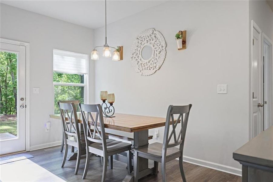 Furnished interior view inside a new home in Bryson Lake, Douglasville (Image 9).