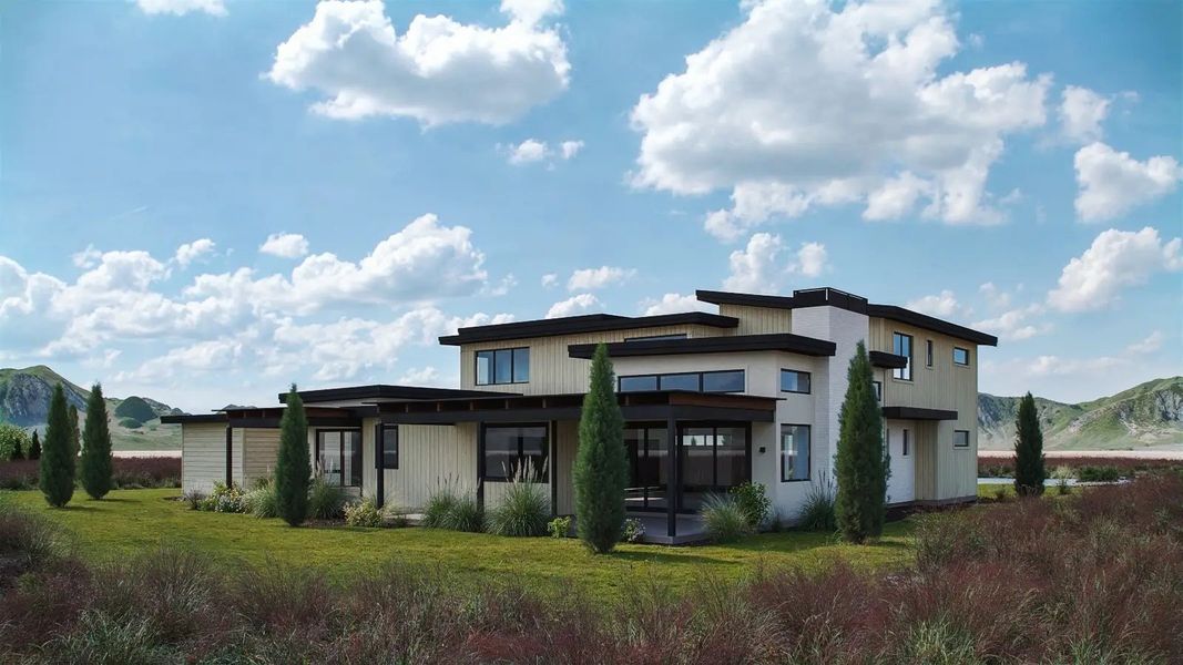 Representative exterior details of a home built from the Ironwood by Work Shop Colorado in Signature at Crystal Valley, Castle Rock (Image 3).