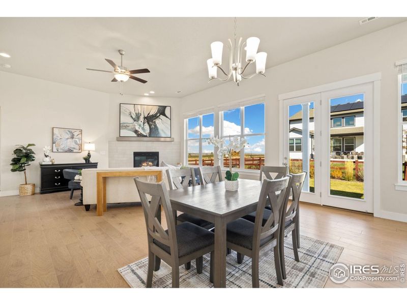 Soaring ceilings that create a bright open feel in main living areas!