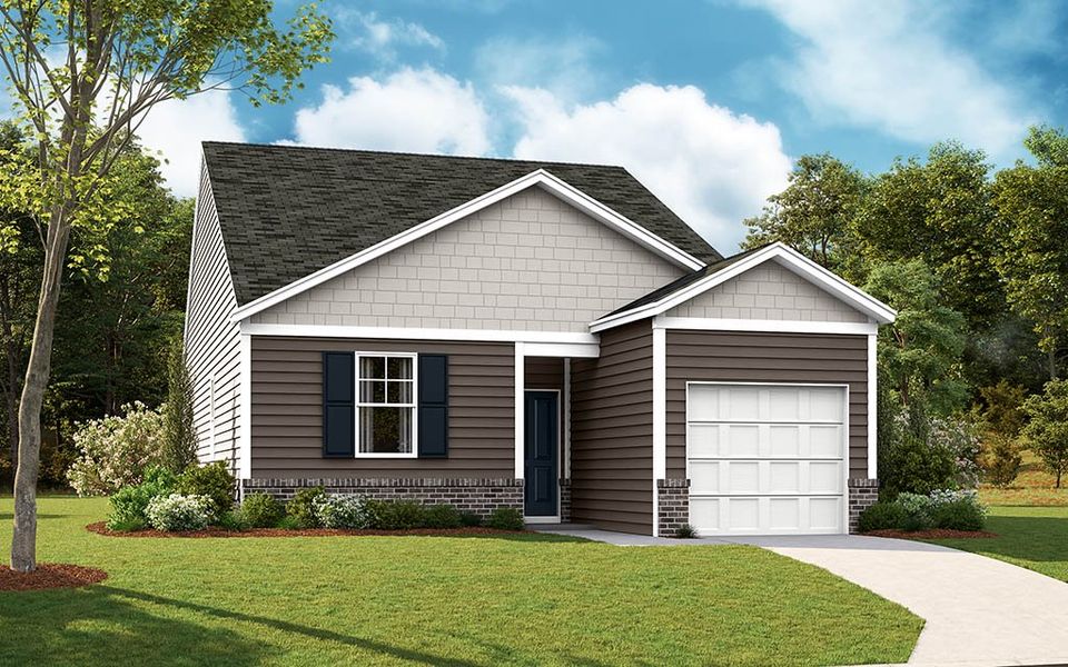 Representative exterior photo of a completed home built from the Holston by D.R. Horton in Clearwater Springs, Johnson City, TN (Image 2). Representative exterior photo of a completed home built from the Holston by D.R. Horton in Clearwater Springs, Johnson City, TN (Image 2).