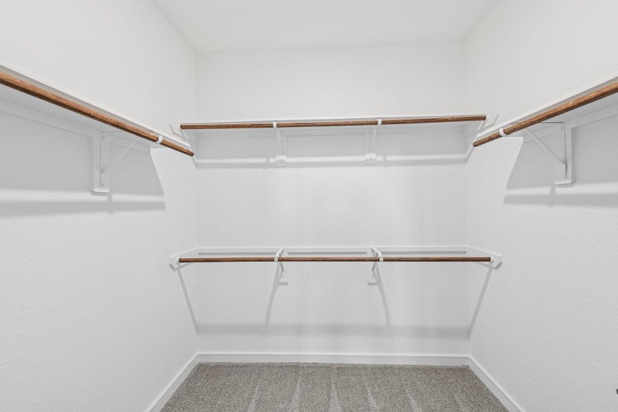 Primary walk-in closet