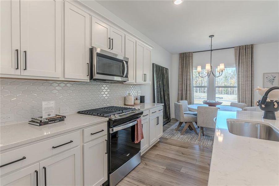 Furnished interior view inside a new home in , Locust Grove (Image 18).
