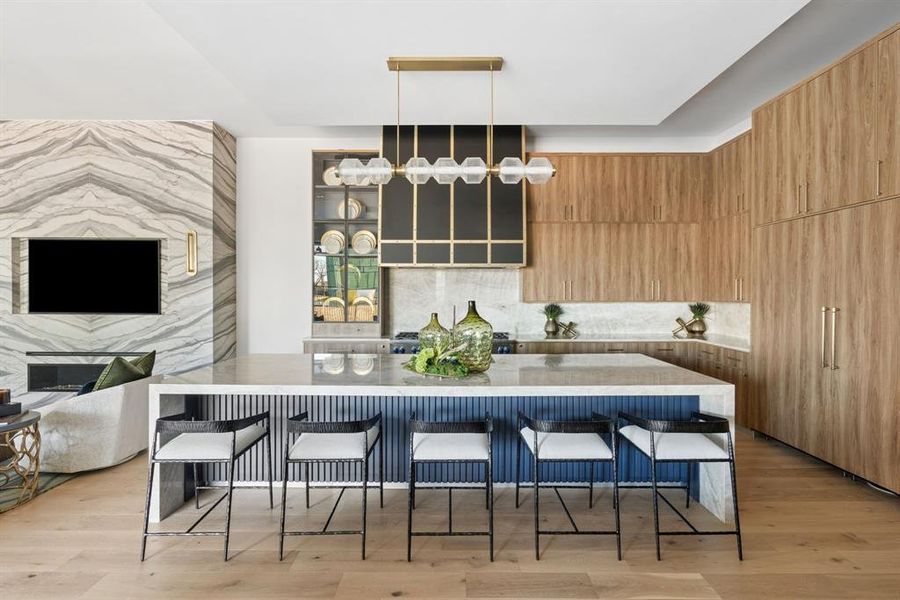 Furnished interior view inside a new home in , Southlake (Image 11).