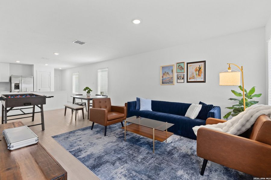 Furnished interior view inside a new home in Torian Village, San Antonio (Image 9).