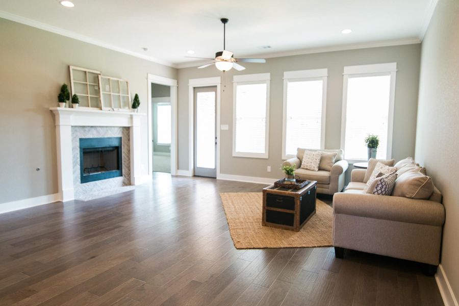 Representative furnished interior of a home built from the The Ashley by Reece Homes in Oakmont, Bryan (Image 14).