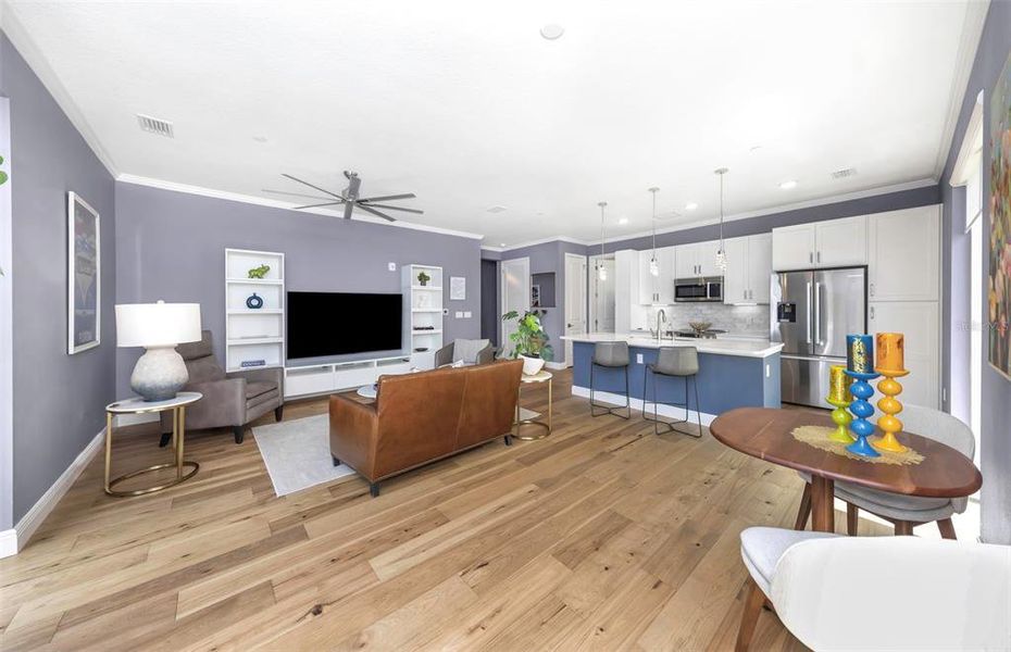 Furnished interior view inside a new home in Castille Urbana, St. Petersburg (Image 15).