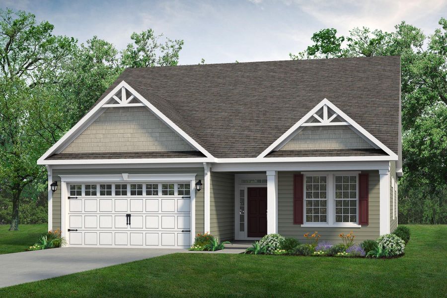 Representative exterior photo of a completed home built from the The Longboard by Chesapeake Homes in Coastal Club of the Carolinas, Calabash, NC (Image 28).