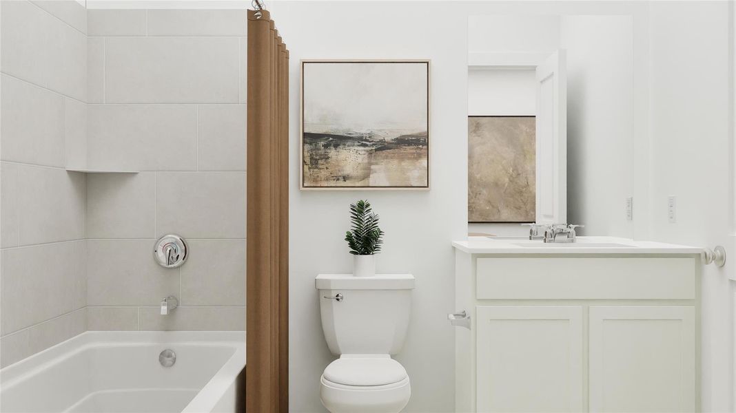 Furnished interior view inside a new home in River Bridge Ranch: Coastline Collection, San Marcos (Image 9). Furnished interior view inside a new home in River Bridge Ranch: Coastline Collection, San Marcos (Image 9).