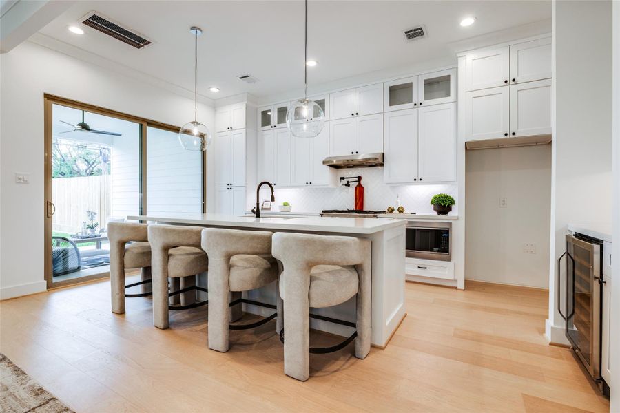 Furnished interior view inside a new home in , Houston (Image 6).