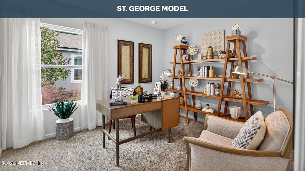 Furnished interior view inside a new home in Grand Reserve, Bunnell (Image 9).