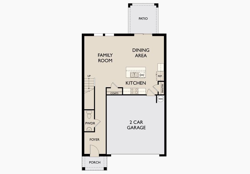 2D floor plan layout of this home in Landings at Mount Olive, Polk City, FL (Image 2). 2D floor plan layout of this home in Landings at Mount Olive, Polk City, FL (Image 2).