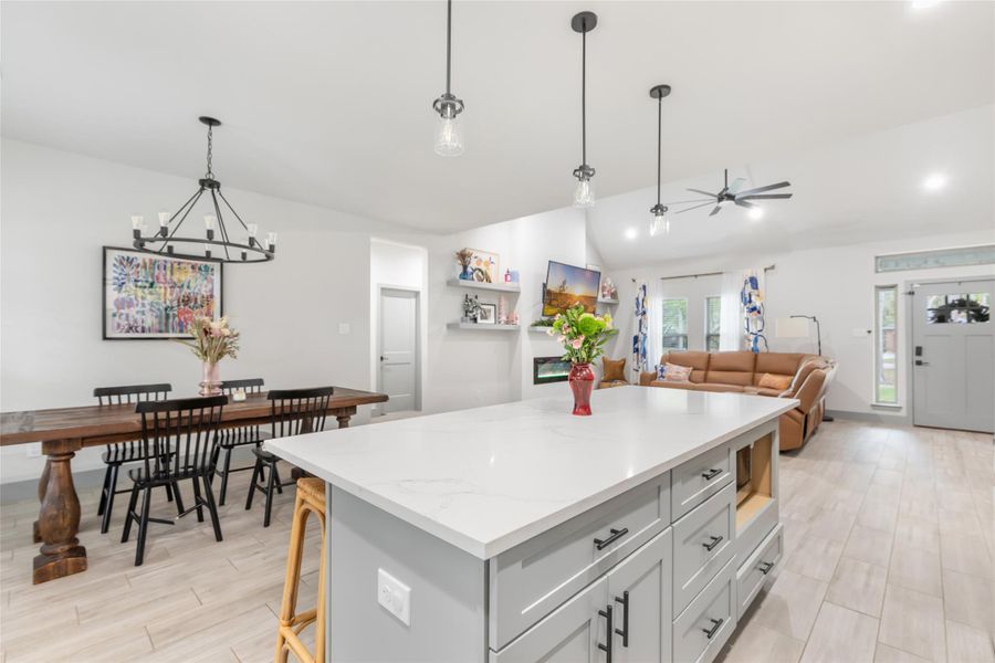 Furnished interior view inside a new home in , Roman Forest (Image 13).