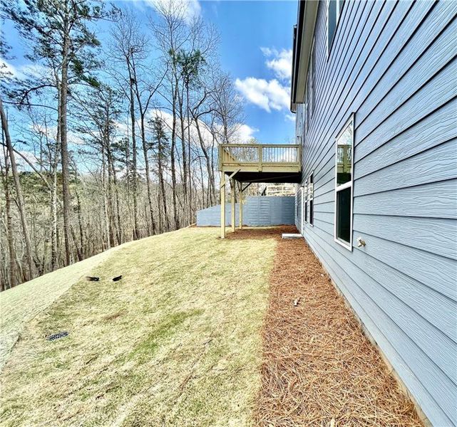 Exterior details and patio area of a home in , Waleska (Image 22).